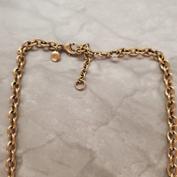 💖 J.Crew White Rhinestones Crystals Cluster Statement Necklace 💖 - Picture 2 of 16